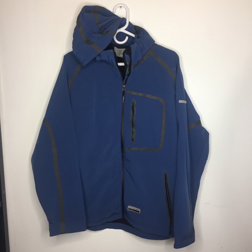 Trespass Xl Blue Softshell Coat